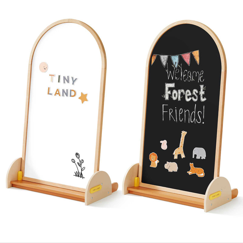 Tiny Land® Double-Sided Arched Magnet Chalkboard & Reviews | Wayfair